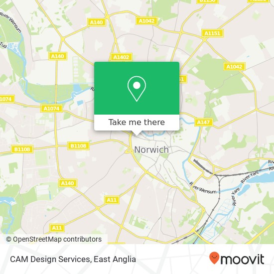 CAM Design Services map