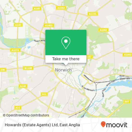 Howards (Estate Agents) Ltd map