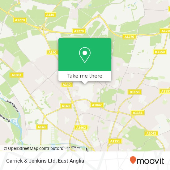 Carrick & Jenkins Ltd map