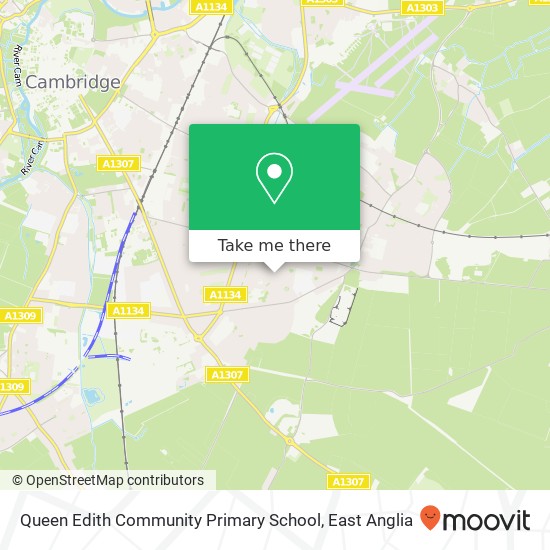 Queen Edith Community Primary School map