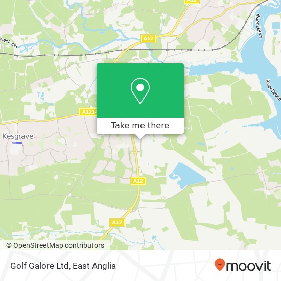 Golf Galore Ltd map
