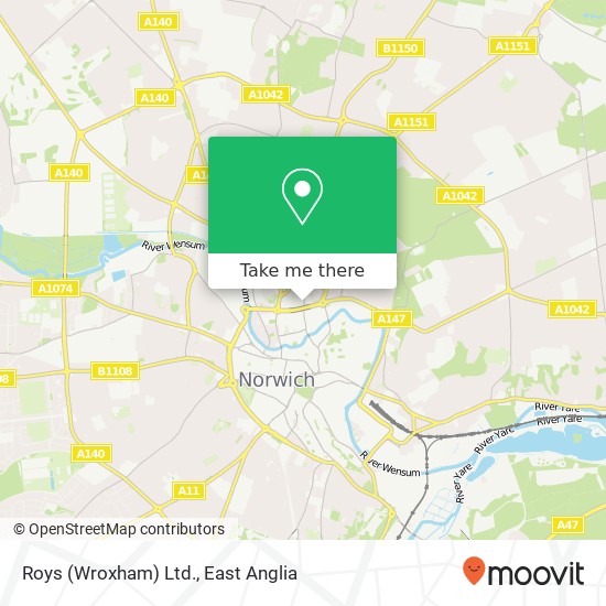 Roys (Wroxham) Ltd. map