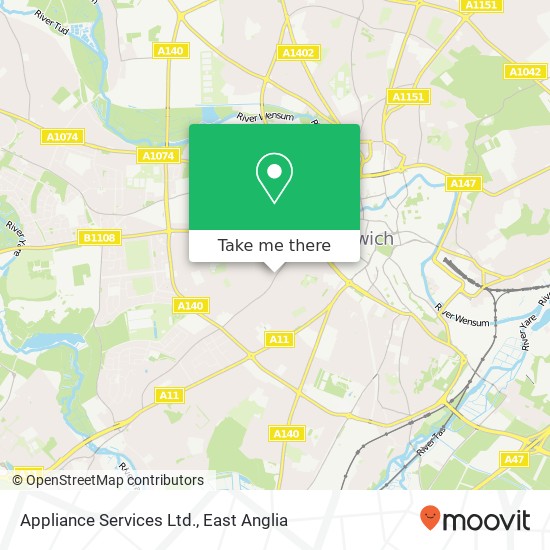 Appliance Services Ltd. map