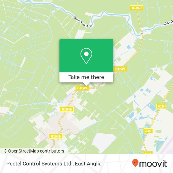 Pectel Control Systems Ltd. map