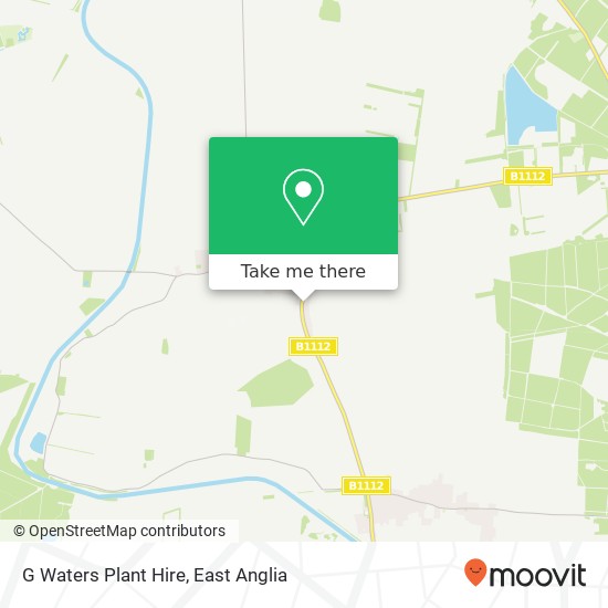 G Waters Plant Hire map