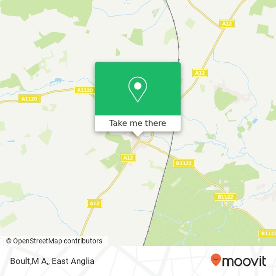 Boult,M A, map