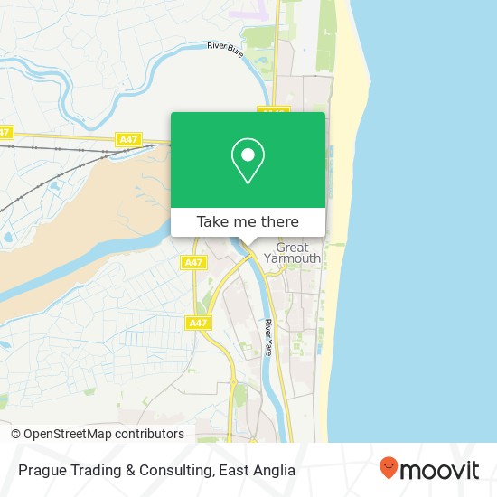 Prague Trading & Consulting map