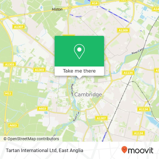 Tartan International Ltd map