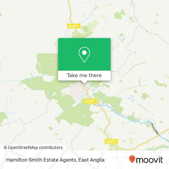 Hamilton Smith Estate Agents map