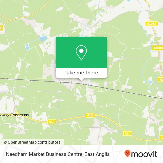 Needham Market Business Centre map