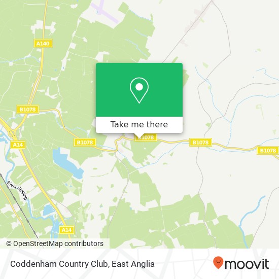 Coddenham Country Club map