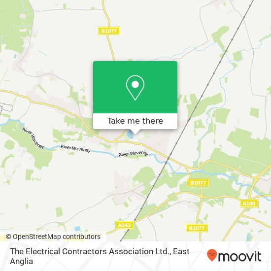 The Electrical Contractors Association Ltd. map