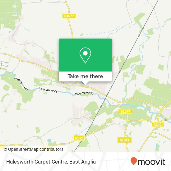 Halesworth Carpet Centre map