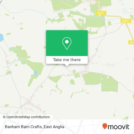 Banham Barn Crafts map