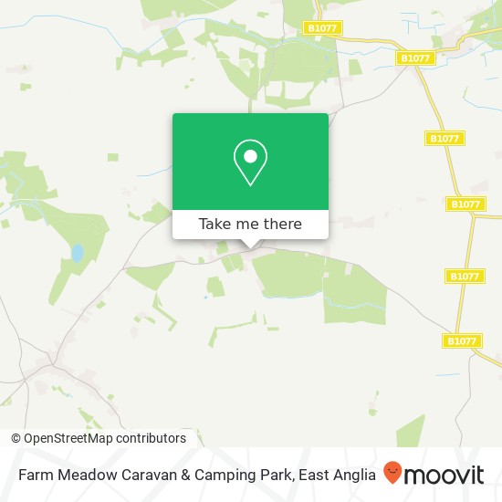 Farm Meadow Caravan & Camping Park map
