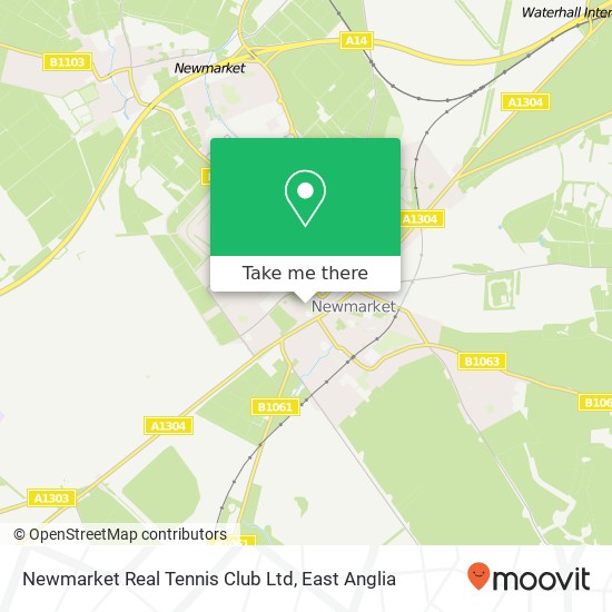 Newmarket Real Tennis Club Ltd map