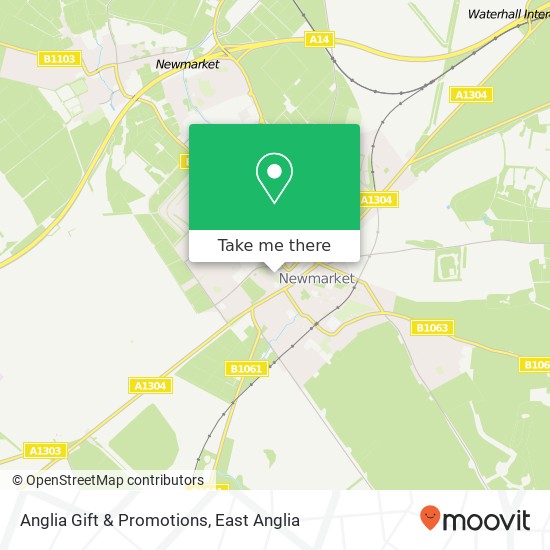 Anglia Gift & Promotions map