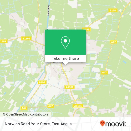 Norwich Road Your Store map