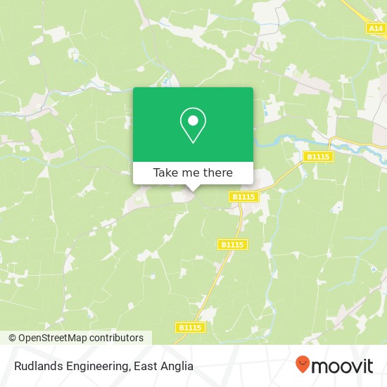 Rudlands Engineering map