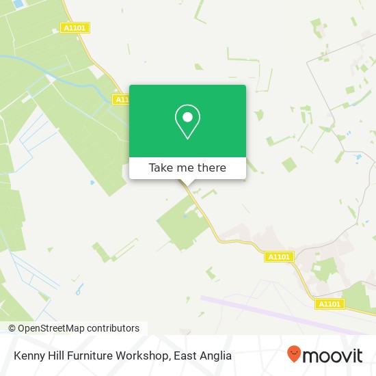 Kenny Hill Furniture Workshop map