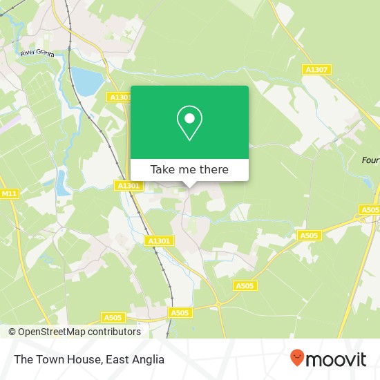 The Town House map