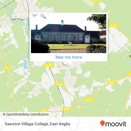 Sawston Village College map
