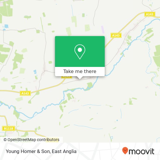 Young Homer & Son map