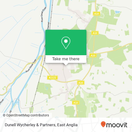 Dunell Wycherley & Partners map