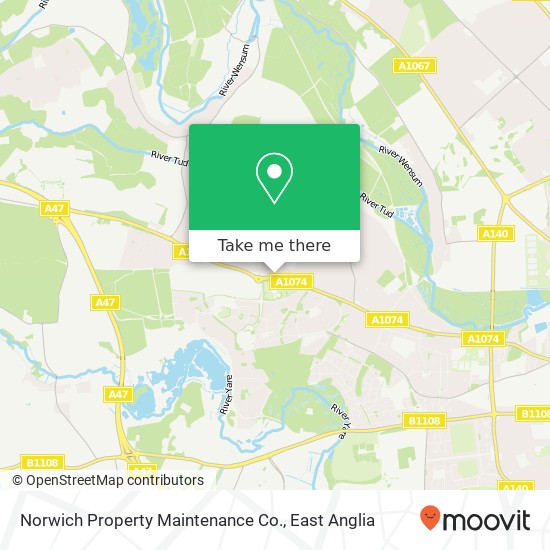 Norwich Property Maintenance Co. map