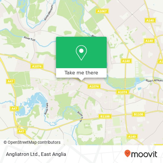 Angliatron Ltd. map