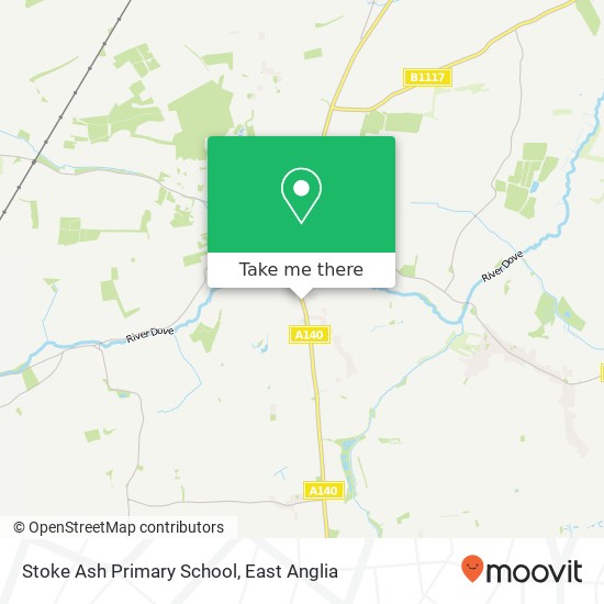 Stoke Ash Primary School map