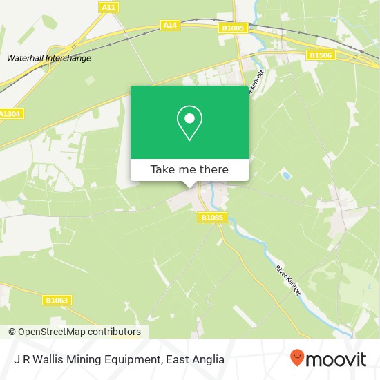 J R Wallis Mining Equipment map