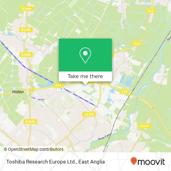 Toshiba Research Europe Ltd. map