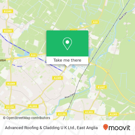 Advanced Roofing & Cladding U K Ltd. map