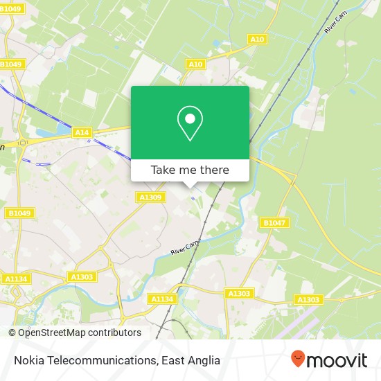 Nokia Telecommunications map