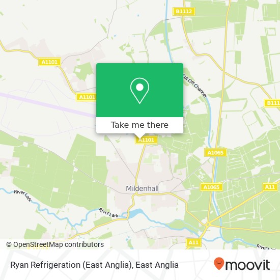 Ryan Refrigeration (East Anglia) map