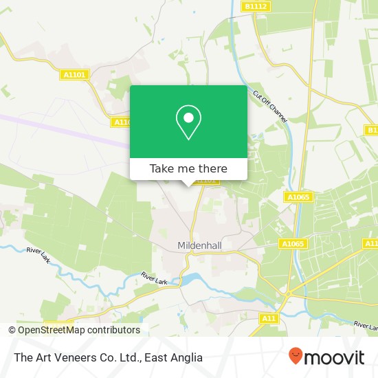 The Art Veneers Co. Ltd. map