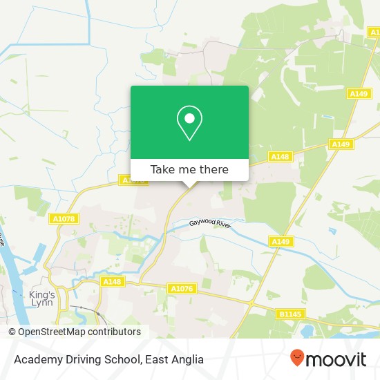 Academy Driving School map