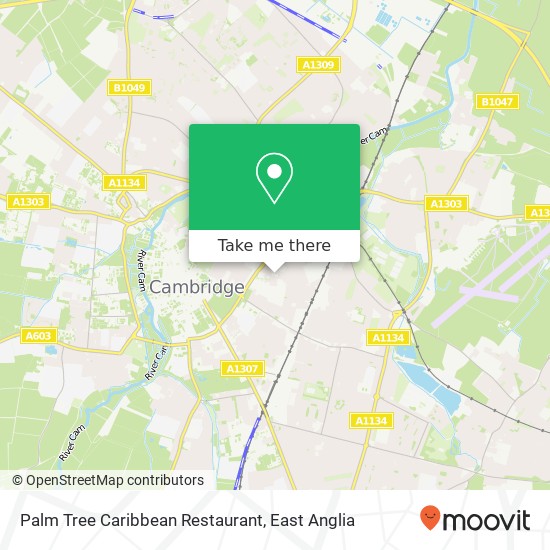 Palm Tree Caribbean Restaurant map