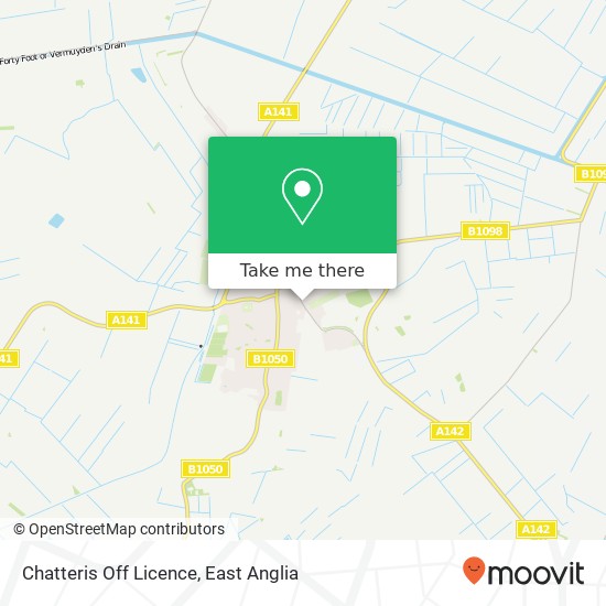Chatteris Off Licence map