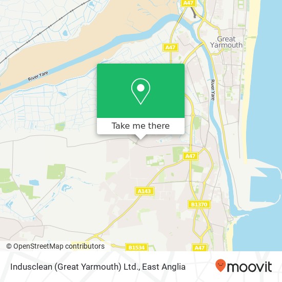 Indusclean (Great Yarmouth) Ltd. map