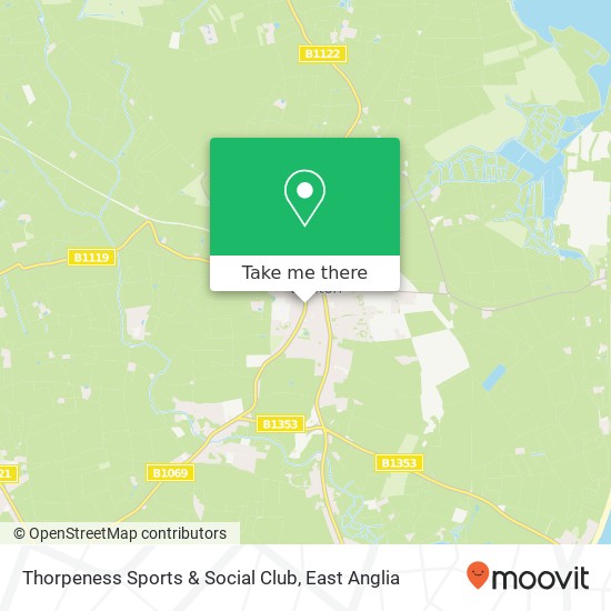 Thorpeness Sports & Social Club map