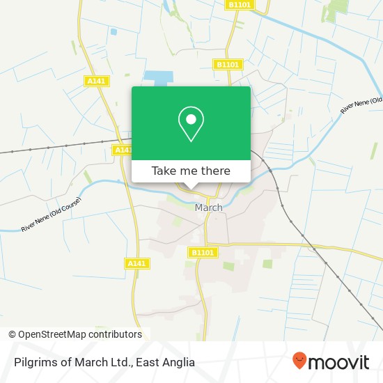Pilgrims of March Ltd. map