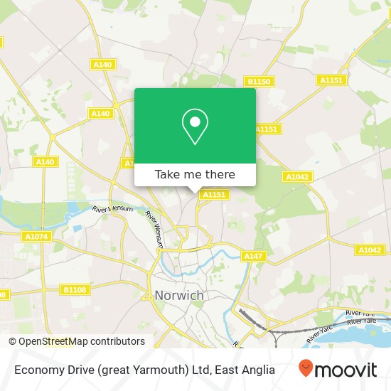 Economy Drive (great Yarmouth) Ltd map