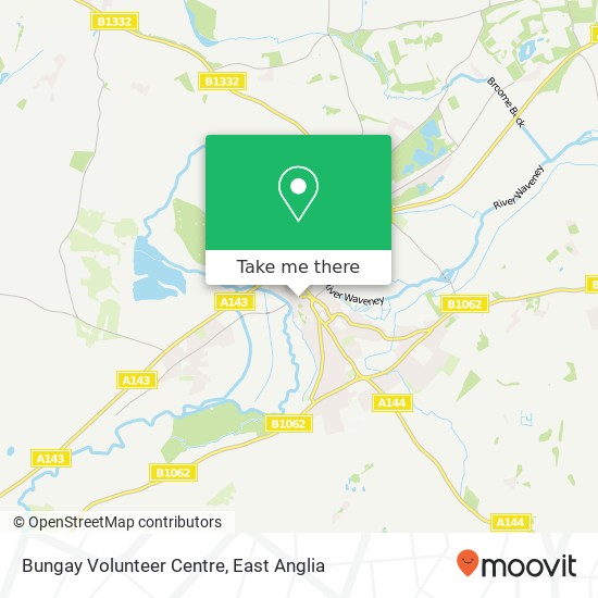 Bungay Volunteer Centre map