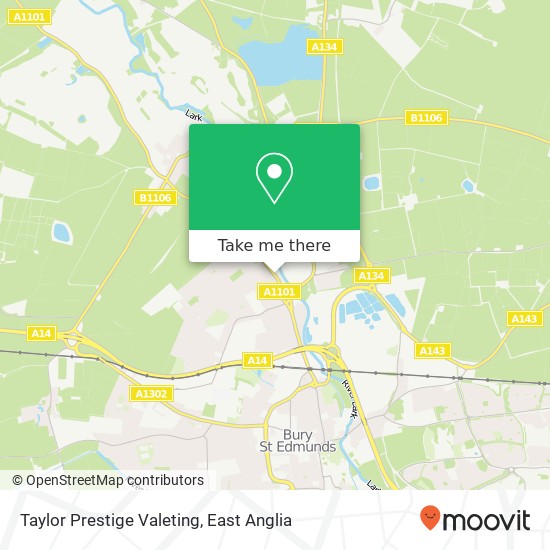 Taylor Prestige Valeting map