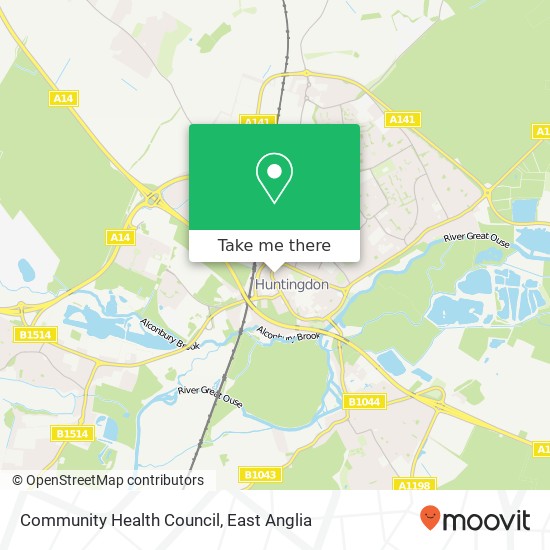 Community Health Council map