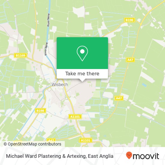 Michael Ward Plastering & Artexing map