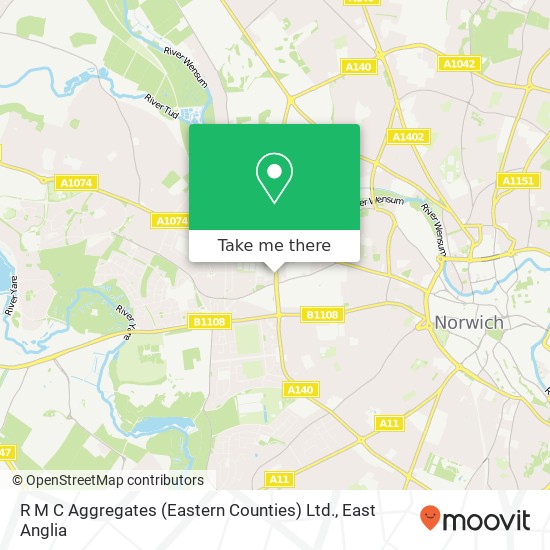 R M C Aggregates (Eastern Counties) Ltd. map