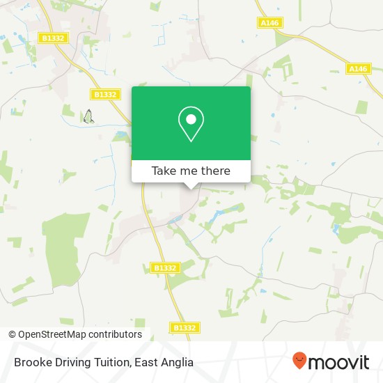 Brooke Driving Tuition map